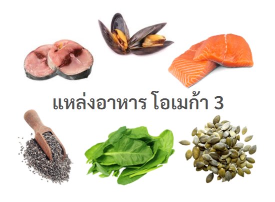 รูปภาพ แหล่งอาหารของโอเมก้า 3